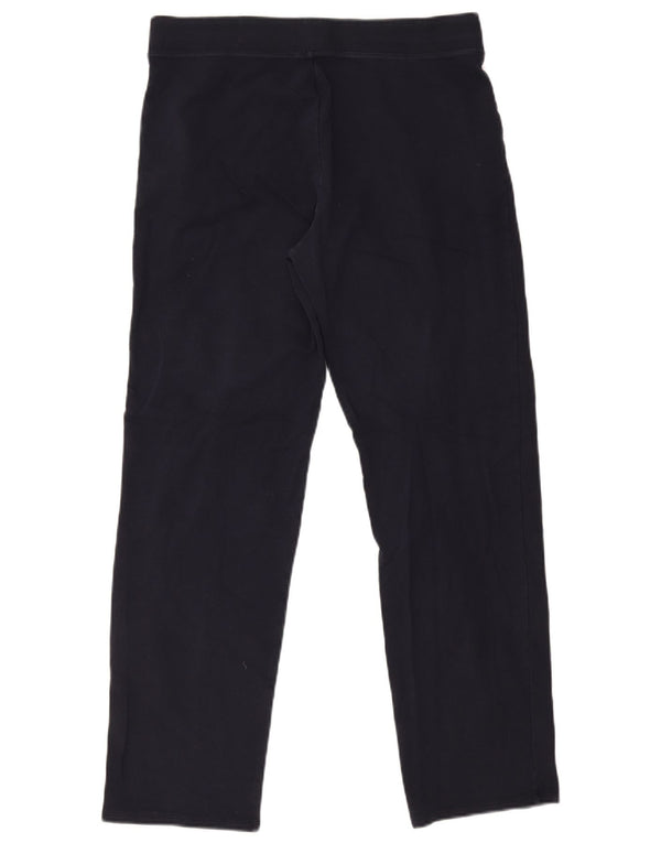 Marks & Spencer Γυναικεία φόρμα παντελόνια UK 14 Large Navy Blue Cotton