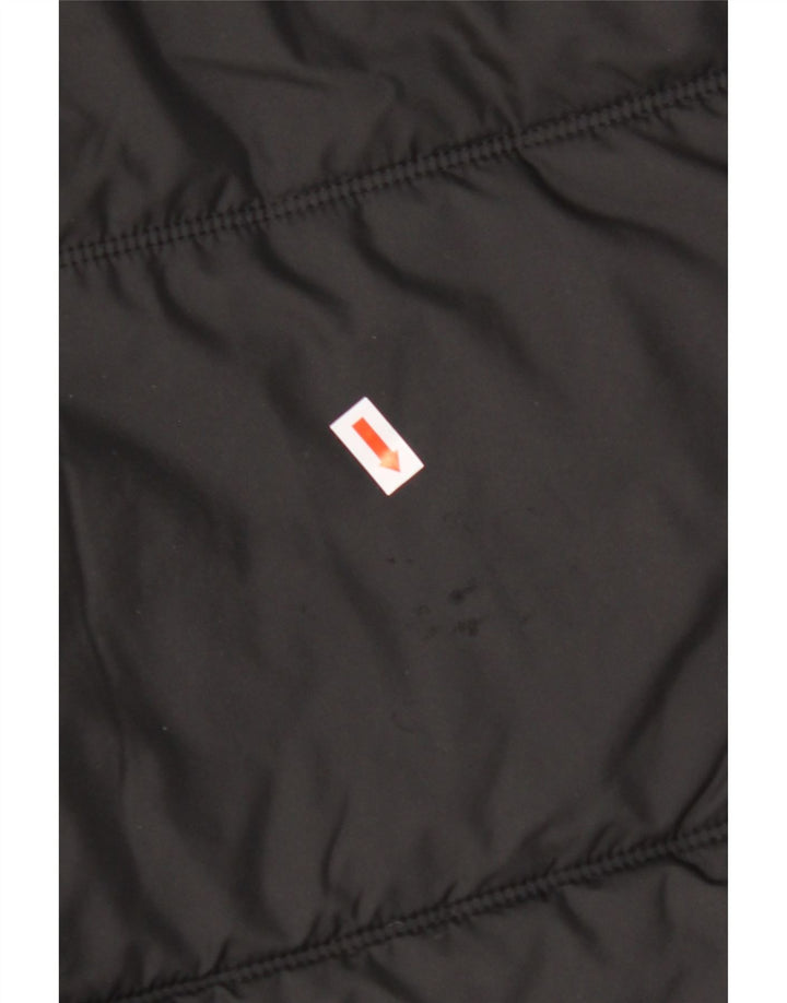 JACK WOLFSKIN Ανδρικό μπουφάν με κουκούλα με επένδυση UK 40 μεσαίο μαύρο πολυεστέρα