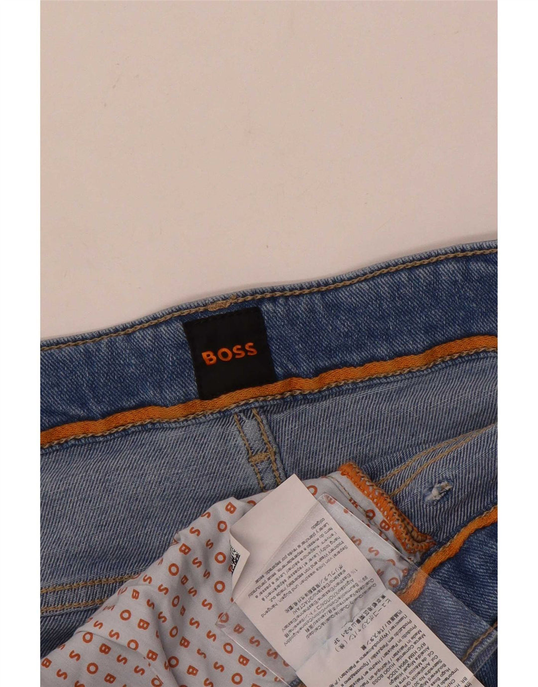 Ανδρικό τζιν ίσιο Hugo Boss W44 L32 Μπλε βαμβακερό