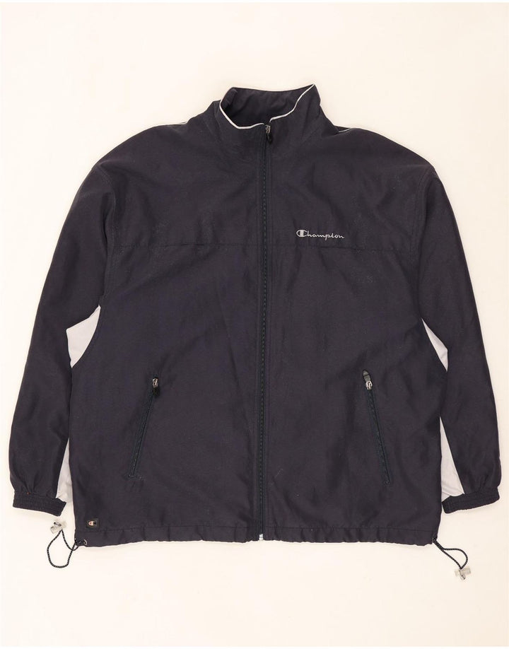 Ανδρική αθλητική φόρμα Champion Top Jacket Large Navy Blue Colorblock Polyester