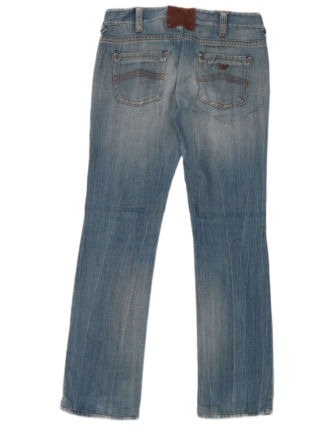 Armani Γυναικείο ίσιο τζιν W27 L31 Μπλε βαμβακερό