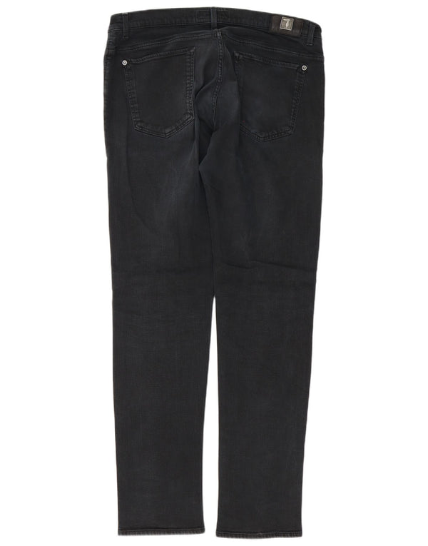 Trussardi Ανδρικό Slim Jeans W36 L34 Μαύρο βαμβακερό