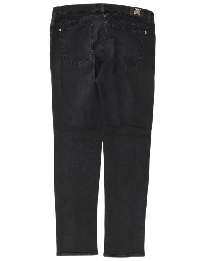 Trussardi Ανδρικό Slim Jeans W36 L34 Μαύρο βαμβακερό