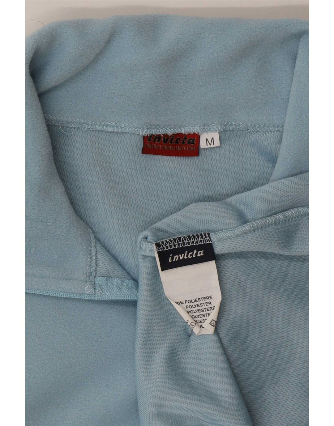 Invicta γυναικείο φερμουάρ Fleece Jumper UK 12 Medium Blue Polyester