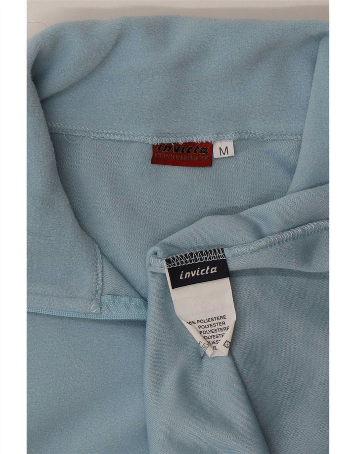 Invicta γυναικείο φερμουάρ Fleece Jumper UK 12 Medium Blue Polyester