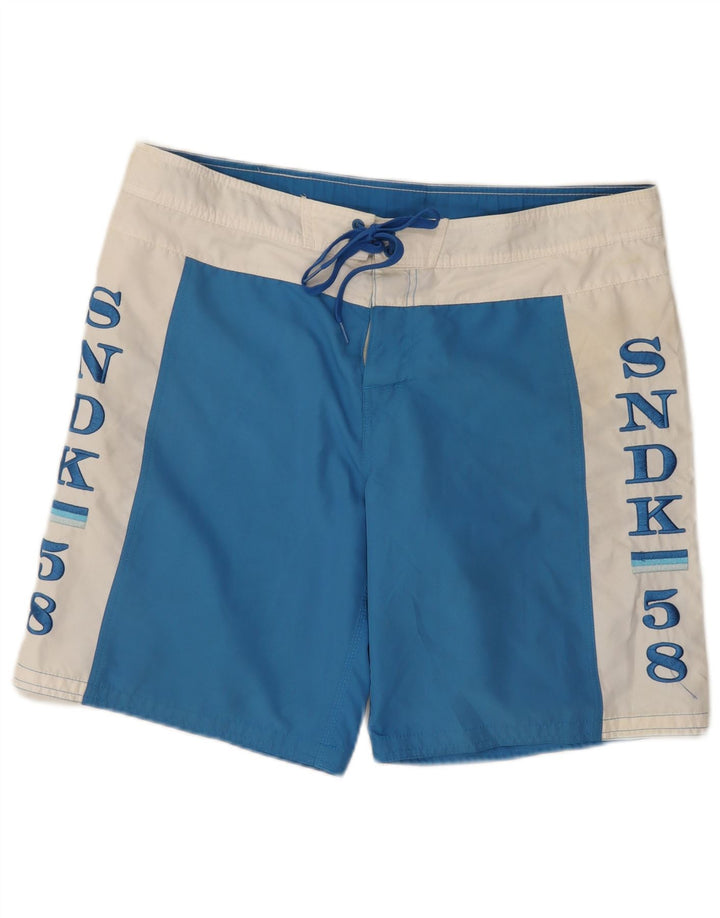 Ανδρικό γραφικό σορτς κολύμβησης Sundek XL Blue Colorblock Polyester