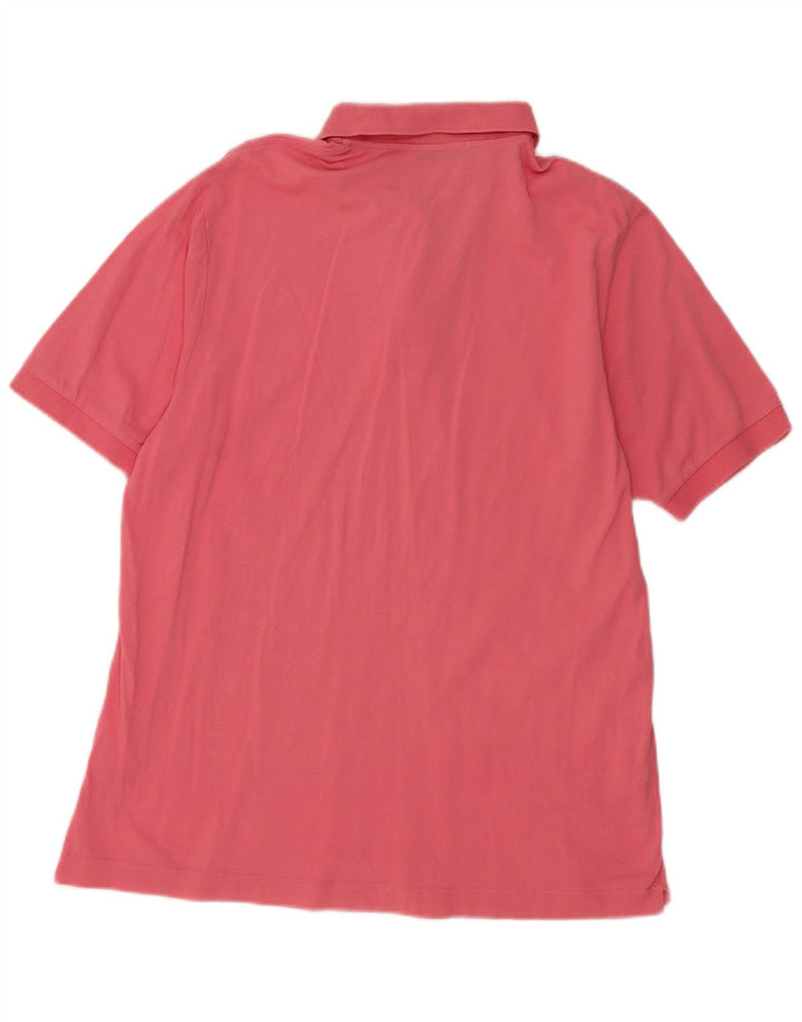 Sergio Tacchini Ανδρικό Πόλο Μπλουζάκι IT 50 Μεσαίου Ροζ Βαμβακερό
