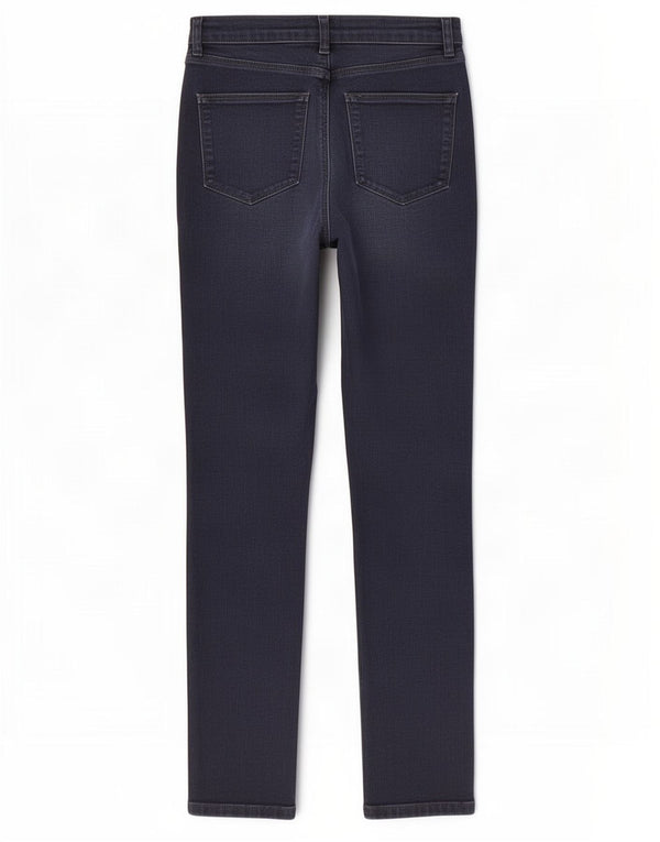 MINT VELVET Γυναικείο Slim Jeans UK 12 Medium W28 L27 Navy Blue Cotton