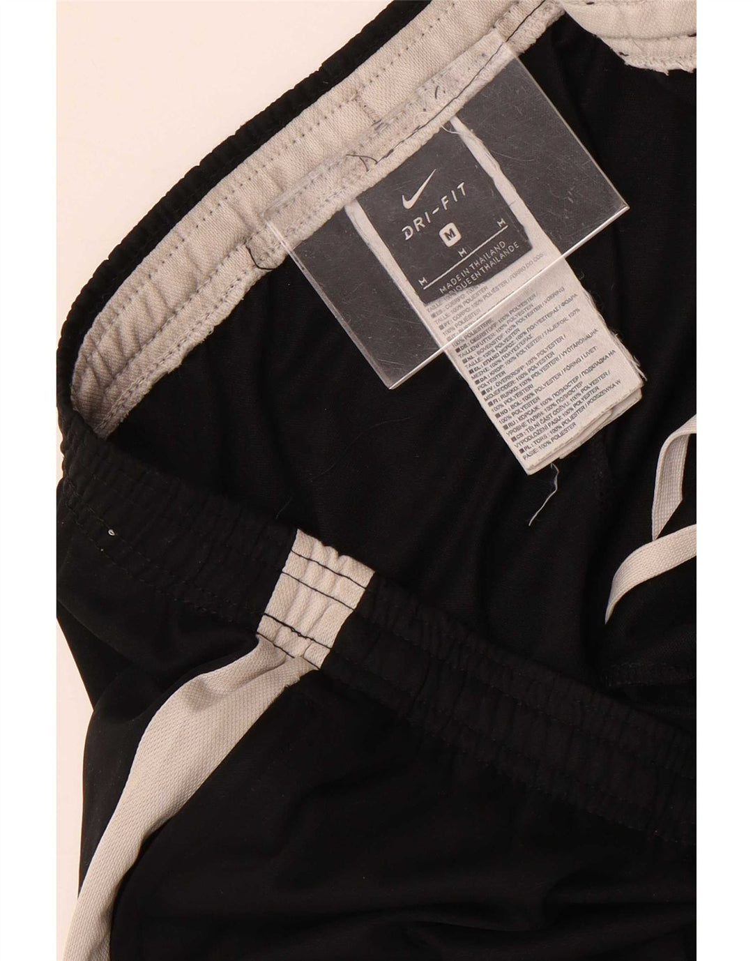 Ανδρικές φόρμες Nike Dri Fit Παντελόνια μεσαίου μαύρου χρώματος πολυεστέρας