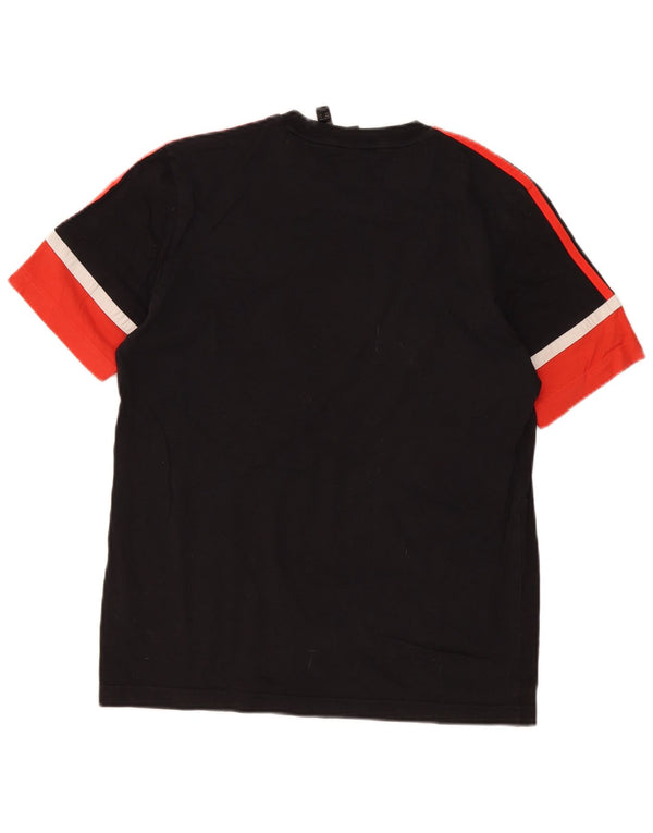 Ανδρικό γραφικό T-Shirt Adidas Top Small Black Colourblock