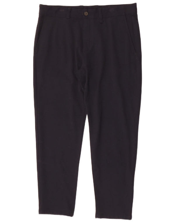 Zara Ανδρικό παντελόνι Chino EU 44 Large W34 L28 Navy Blue Polyester