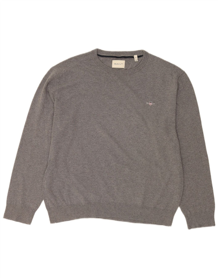 Ανδρικό πουλόβερ Gant Crew Neck Jumper XL Grey