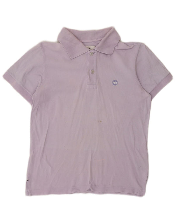 MURPHY & NYE Γυναικείο Πόλο Μπλουζάκι UK 10 Small Purple Cotton