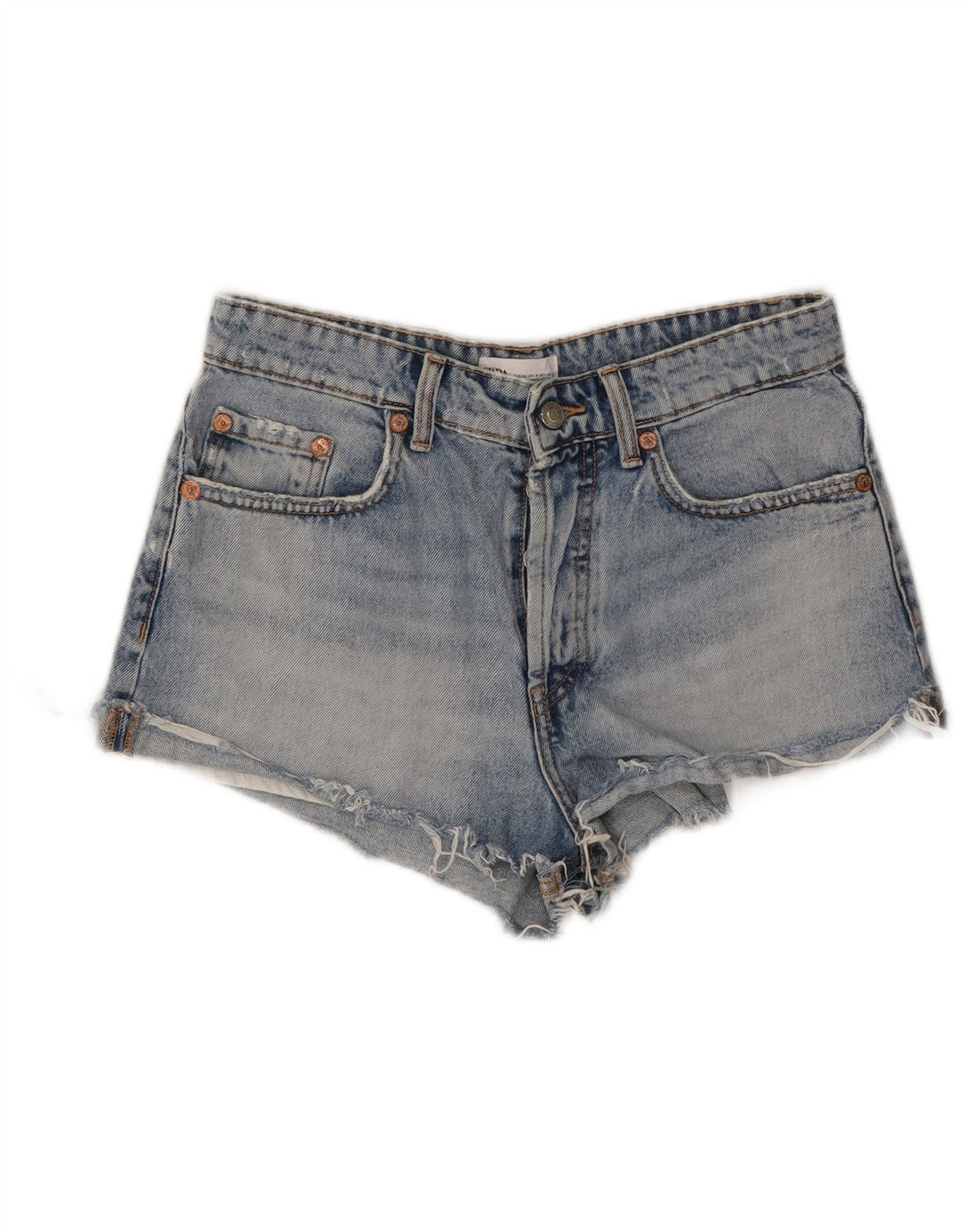 Zara Γυναικείο Τζιν παντελόνι ζεστό EU 36 XS W26 Μπλε