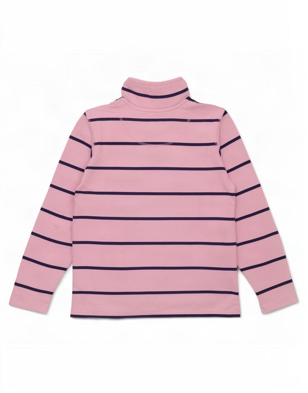 Crew Clothing Γυναικεία μπλούζα υπερμεγέθη Jumper UK 10 Small Pink ριγέ