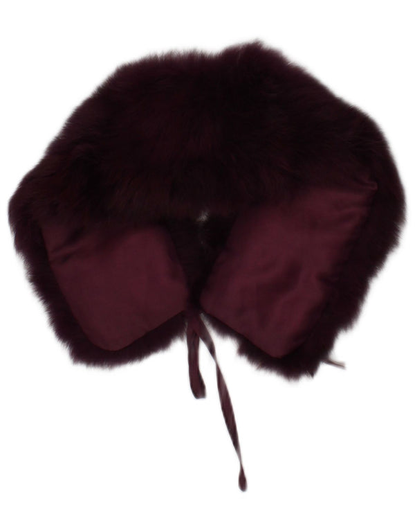 United Colors of Benetton Womens Fur Sold Scarf One Size Purple Classic