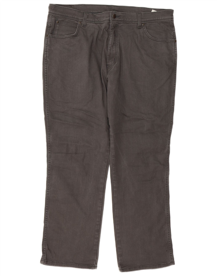 Ανδρικό τζιν Wrangler Regular Straight W40 L30 Γκρι βαμβακερό