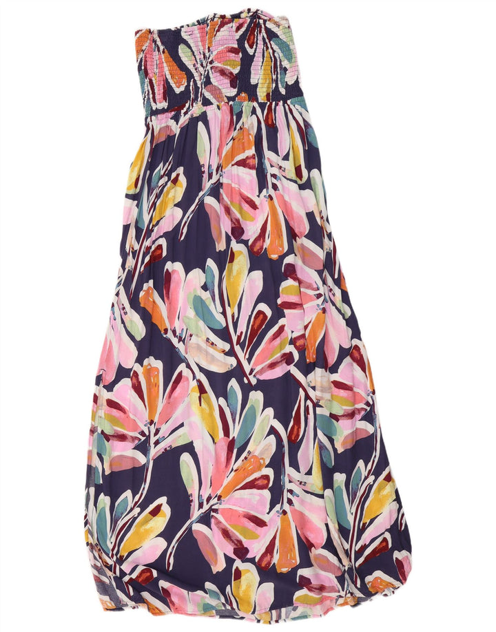 MARKS & SPENCER Γυναικείο Στράπλες Φόρεμα UK 14 Medium πολύχρωμο Floral
