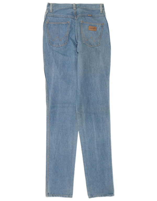 Wrangler Womens Slim Jeans W28 L36 Blue Cotton