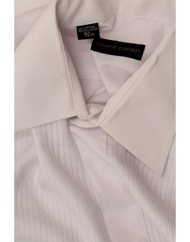 Ανδρικό επίσημο πουκάμισο Pierre Cardin, νούμερο 39 15 1/2 μεσαίο λευκό βαμβακερό
