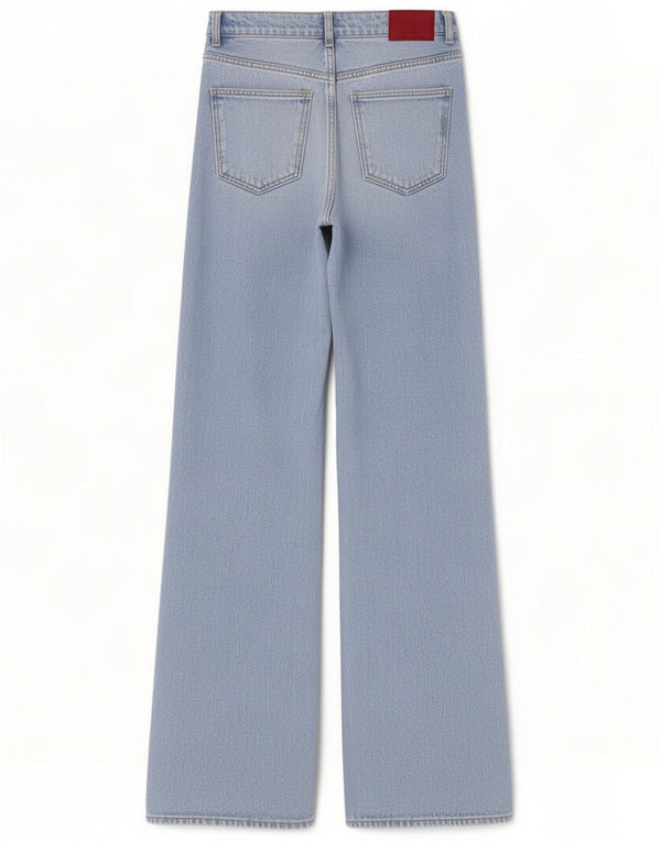 Γυναικείο τζιν φαρδύ πόδι Zara EU 32 2XS W22 L36 Blue