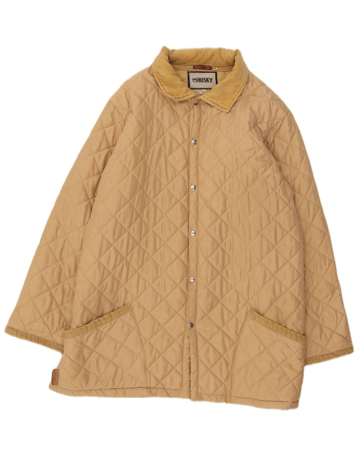 Ανδρικό καπιτονέ μπουφάν Husky UK 44 2XL Beige Nylon