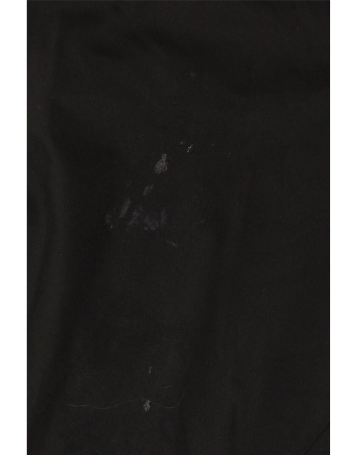 Ανδρική αθλητική φόρμα ADIDAS Παντελόνι από μεσαίο μαύρο πολυεστέρα