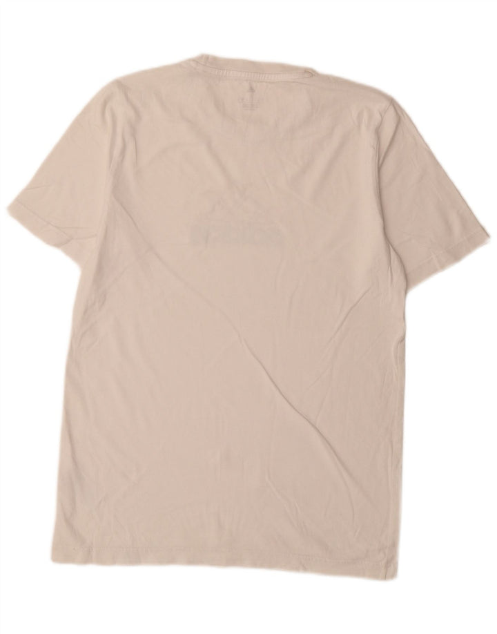 Ανδρικό γραφικό T-Shirt Adidas Top Μικρό λευκό βαμβακερό