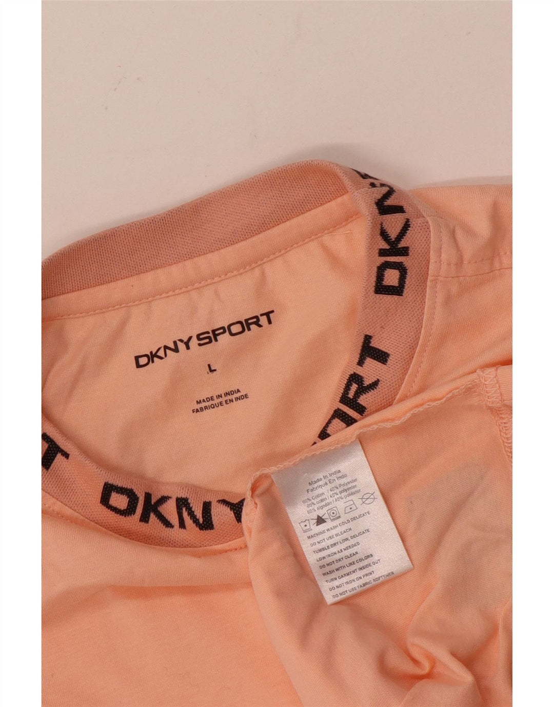 Ανδρικό γραφικό T-Shirt Dkny Top μεγάλο ροζ βαμβακερό