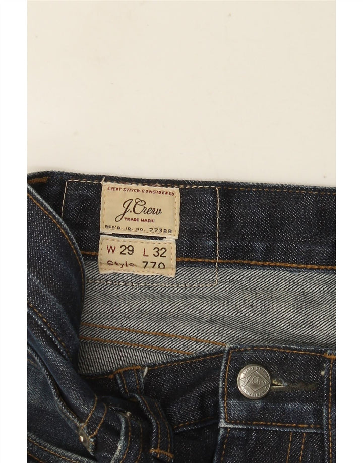 J. CREW Ανδρικό 770 Straight Jeans W29 L32 Navy Blue