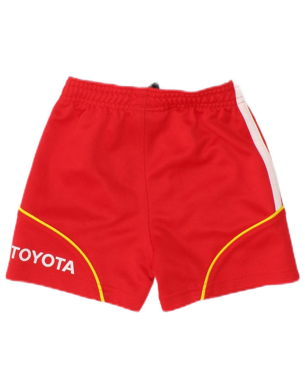 Adidas Baby Boys Munster ράγκμπι γραφικό αθλητικό σορτς 9-12 μηνών κόκκινο