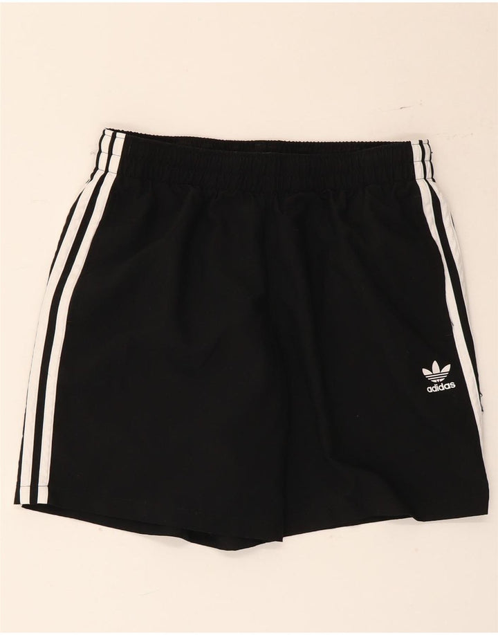 Ανδρικό αθλητικό σορτς Adidas από μεσαίο μαύρο πολυεστέρα