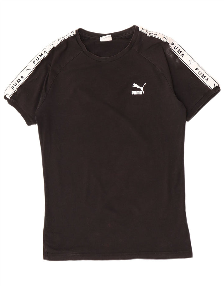 Ανδρικό γραφικό T-Shirt Puma Top Medium Black Colourblock