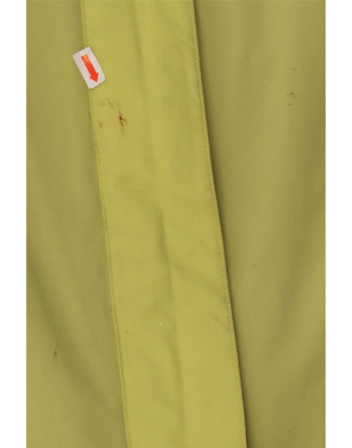 JACK WOLFSKIN Womens Rain Jacket UK 12 Medium Green Colourblock Polyamide Vintage Jack Wolfskin and Second-Hand Jack Wolfskin from Messina Hembry 
