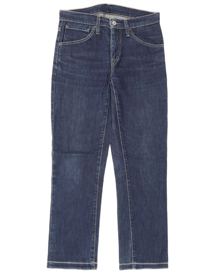 Γυναικείο τζιν Levi's Straight W29 L28 Navy Blue Cotton