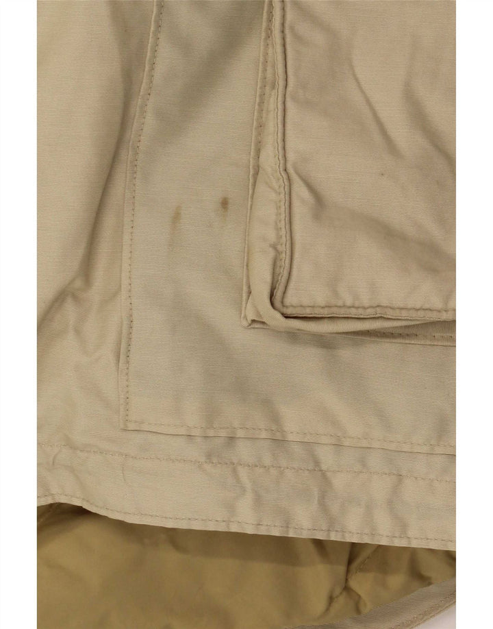 Woolrich Ανδρικό παλτό με κουκούλα UK 36 Small Beige
