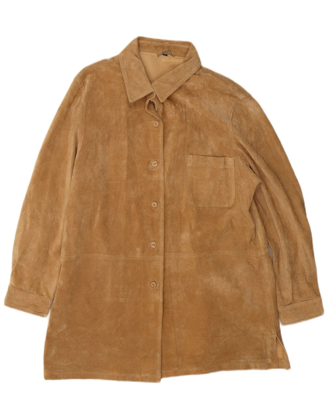 Julia S. Roma Γυναικείο Suede Jacket EU 42 Large Brown Δερμάτινο