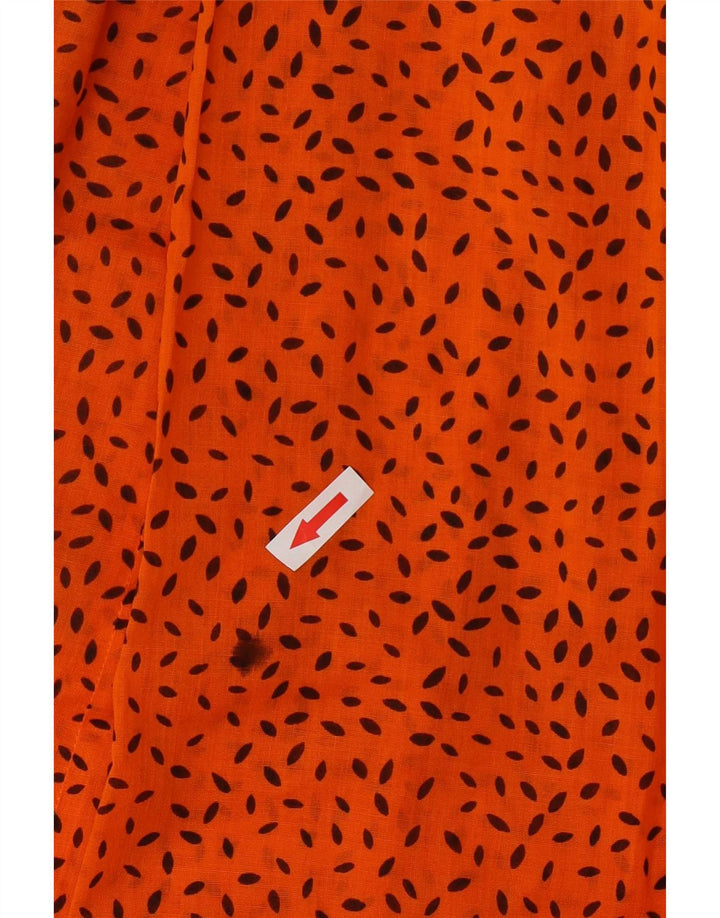 Vintage Γυναικείο Sundress UK 14 Medium Orange Spotted
