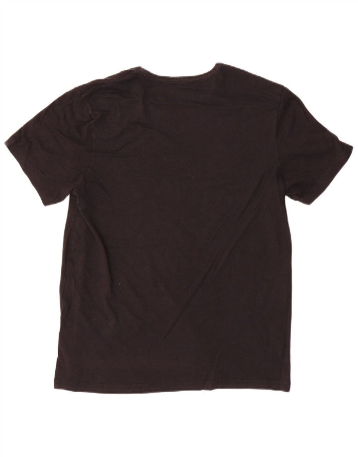 Ανδρικό T-Shirt Hugo Boss Τοπ μεσαίο μαύρο βαμβακερό