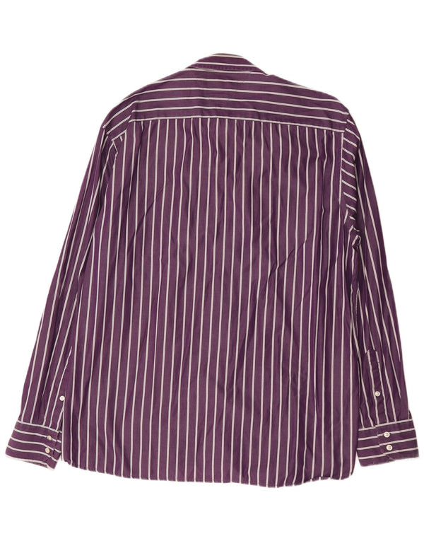 Tommy Hilfiger Ανδρικό πουκάμισο XL Μωβ ριγέ βαμβακερό