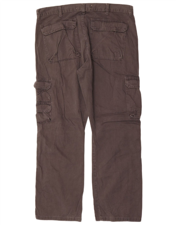 Ανδρικό ίσιο παντελόνι Cargo Wrangler W36 L30 Γκρι βαμβακερό