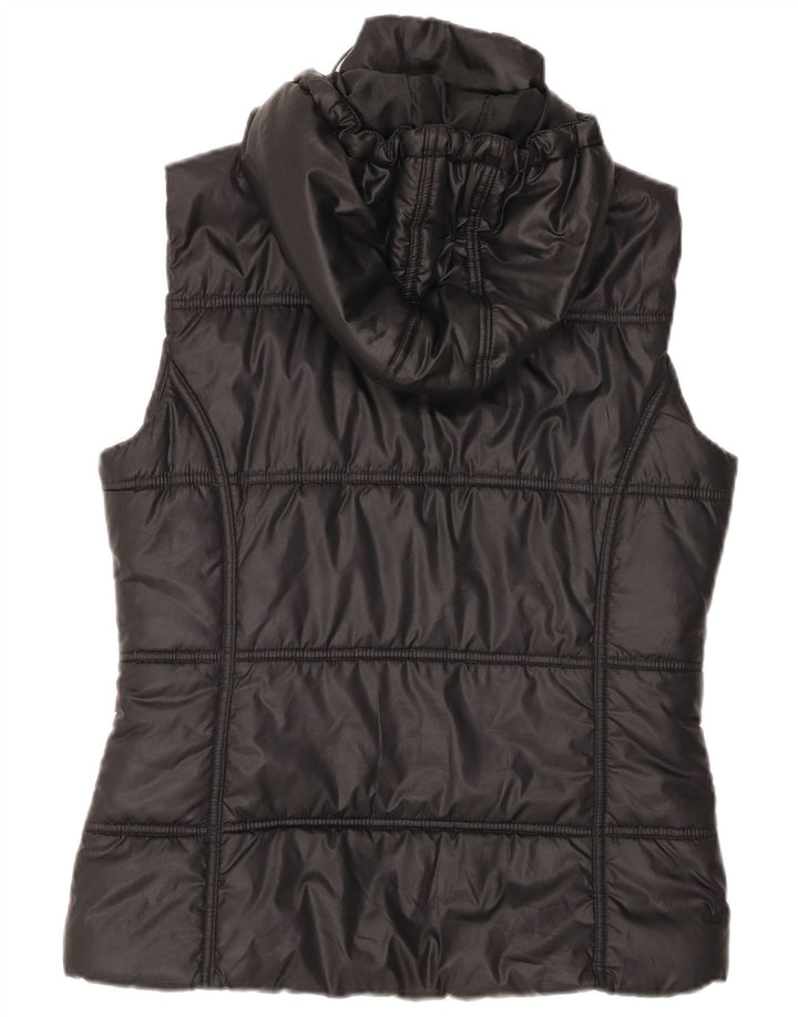 ADIDAS Γυναικεία κουκούλα με επένδυση Gilet IT 40 Μικρός Μαύρος Πολυεστέρας