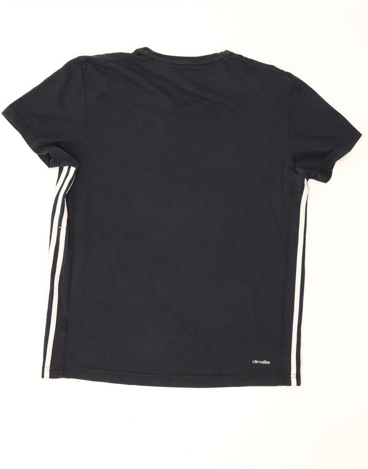 Ανδρικό T-Shirt Climalite Adidas Top Medium Μαύρο