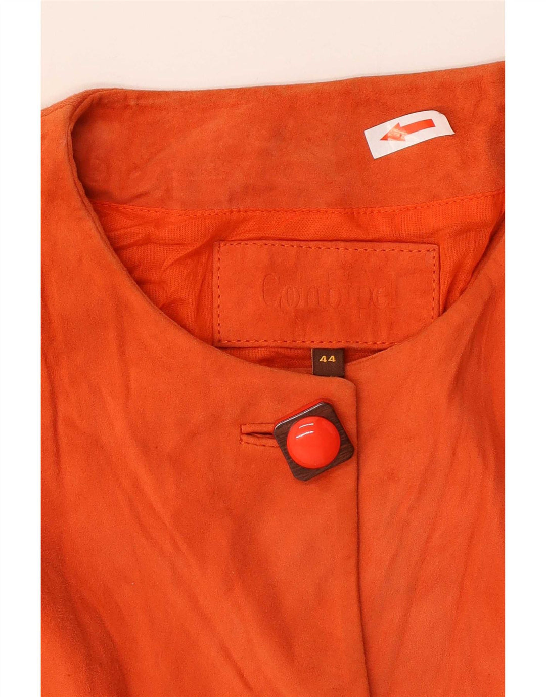 Conbipel Γυναικείο Μπουφάν 3/4 μανίκι Suede IT 44 Δερμάτινο μεσαίο πορτοκαλί