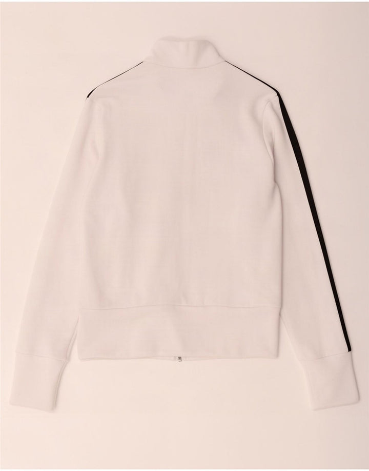 Γυναικεία αθλητική φόρμα Adidas Top Jacket UK 8 Small White Polyester