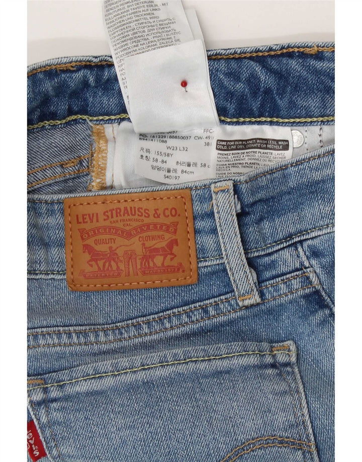Levi's Womens 715 Bootcut Jeans W23 L32 Μπλε βαμβακερό