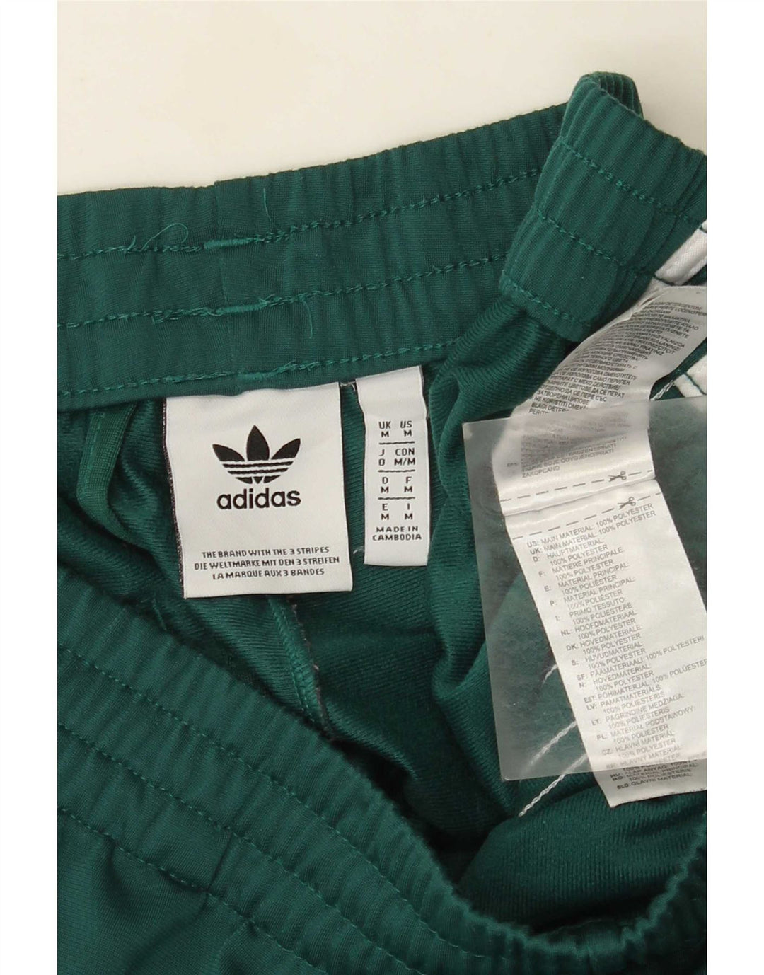 Ανδρικό παντελόνι αθλητικής φόρμας Adidas Μεσαίο πράσινο πολυεστέρα