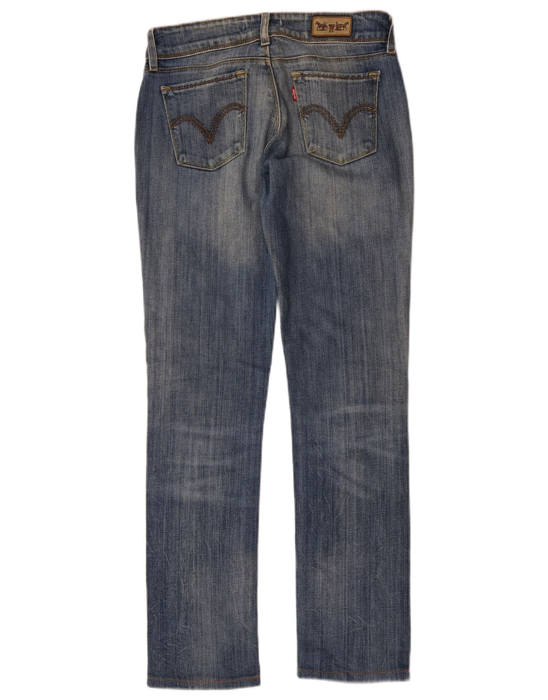 Levi's Womens 571 Slim Jeans W29 L30 Blue Cotton