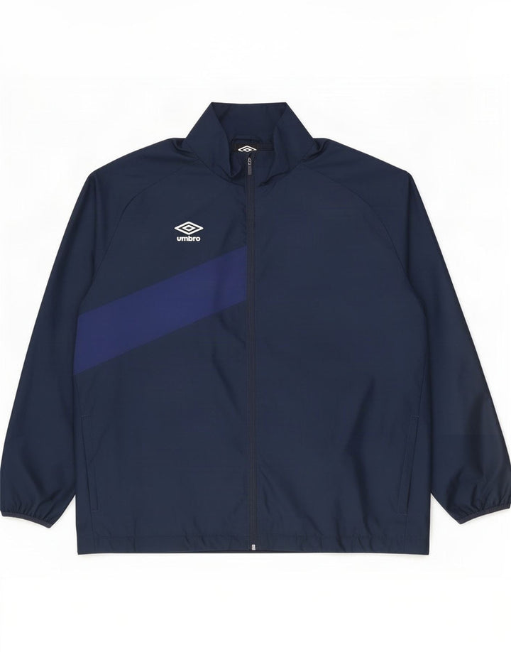 Ανδρική φόρμα Umbro Top Jacket 3XL Navy Blue Colorblock Polyester