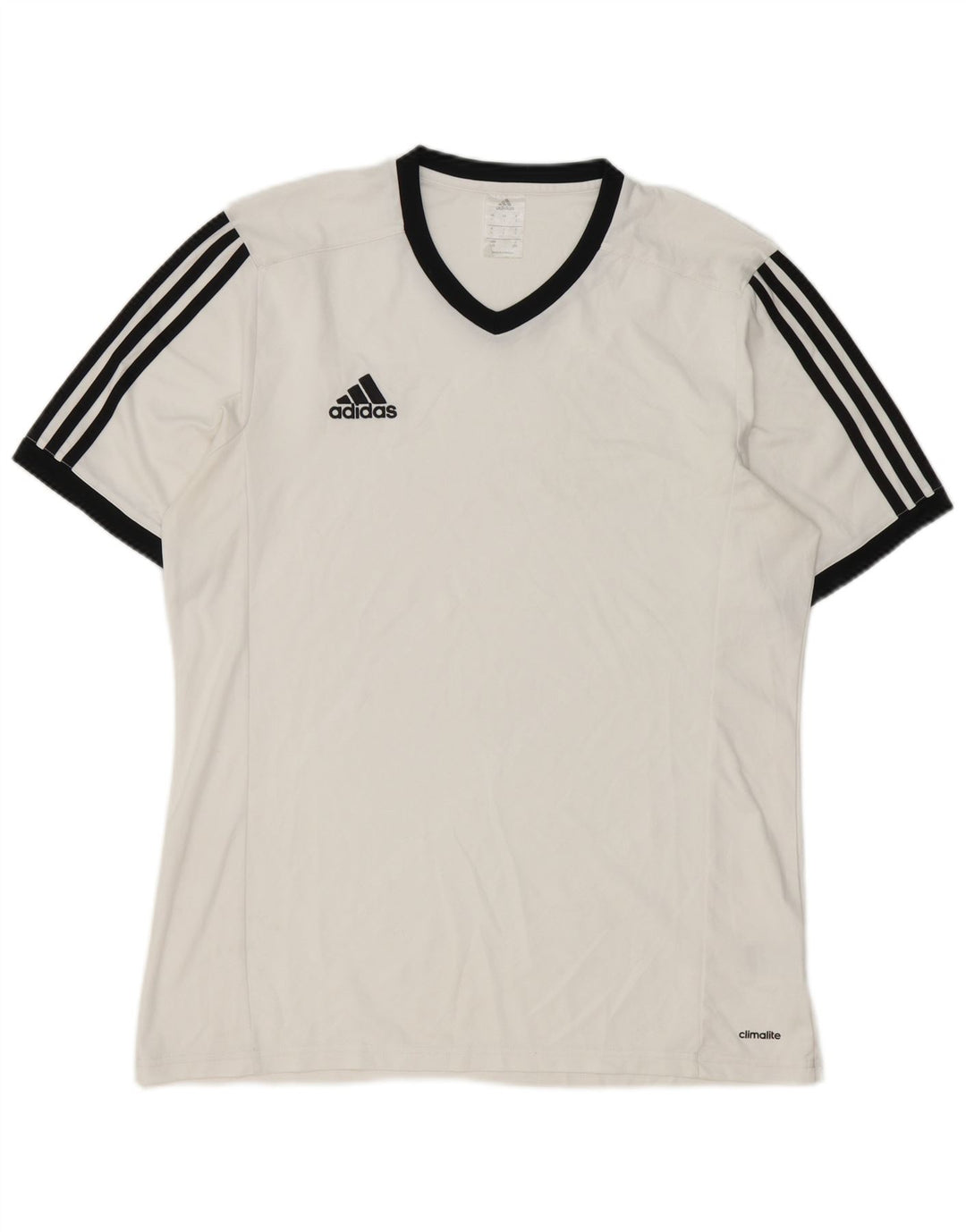 Adidas Ανδρικό T-Shirt Climalite Top Large White Polyester